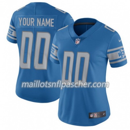 Maillot Detroit Lions Custom Nike Royal - Femme